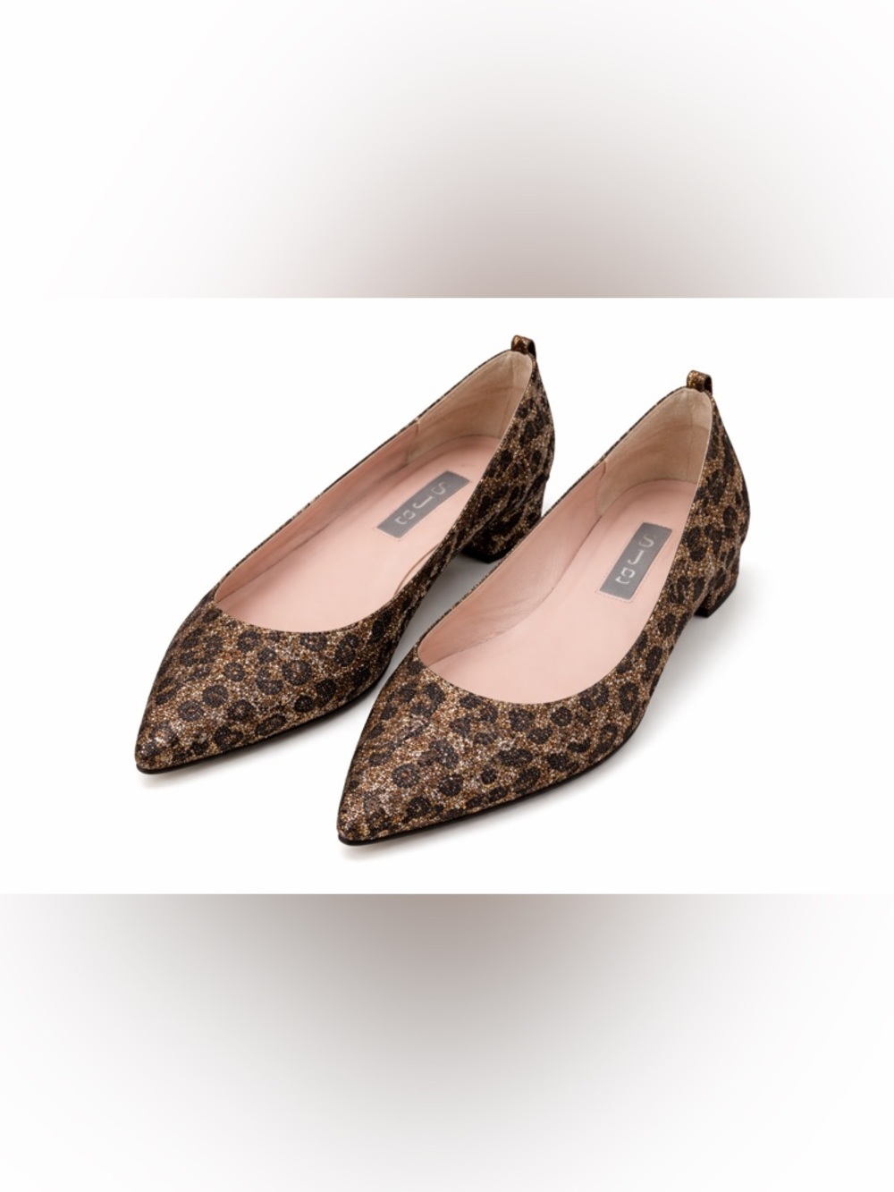 SJP Sarah Jessica Parker “Story” Glitter Pointed Ballet Flats EU 38.5
